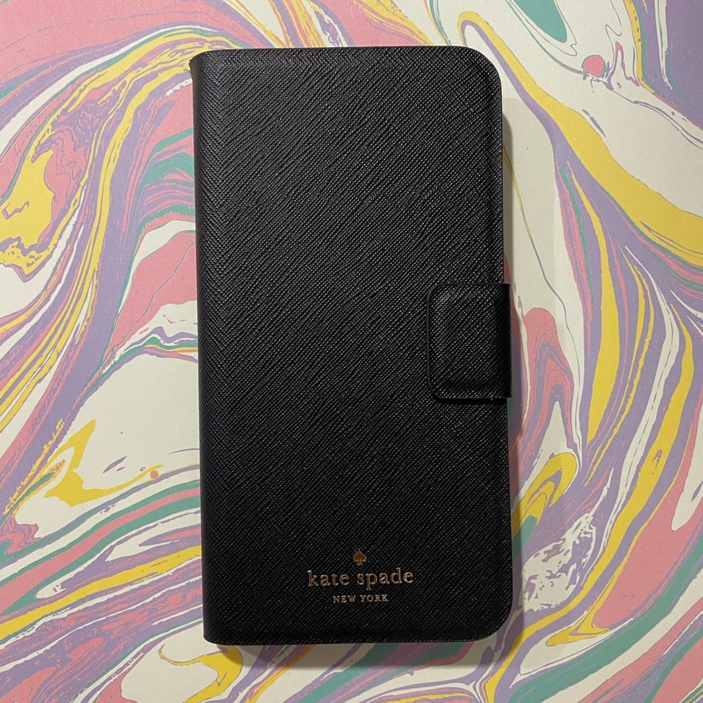 Kate Spade iPhone 7 or 8 Plus Leather Folio Case